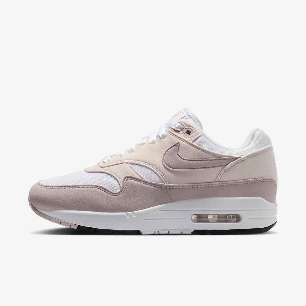 Nike "Air Max 1" W - White / Platinum Violet / Phantom Woman Size 10 - Picture 5 of 7